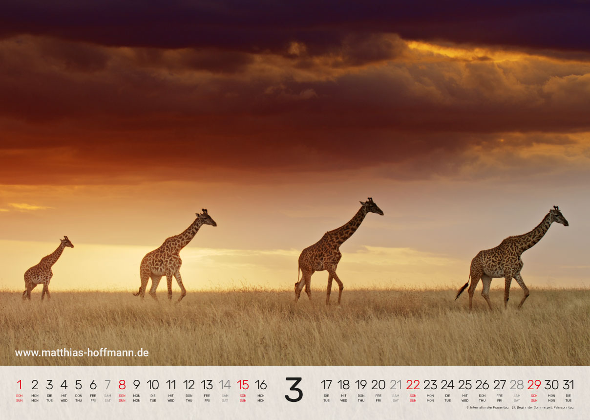 Kalender 2026 - März